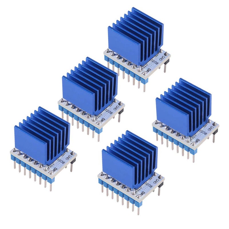 DORHEA 5Pcs TMC2208 3D Printer Stepper Motor Driver, DORHEA TMC2208 V1.2 Stepper Driver Module with Heat Sink Screwdriver for 3D Printer Controller Mother Boards Reprap Ramps1.4 MKS Prusa i3 Ender-3 Pro - Image 2